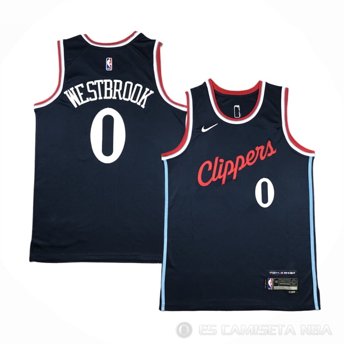 Camiseta Russell Westbrook #0 Los Angeles Clippers Icon 2024-25 Azul